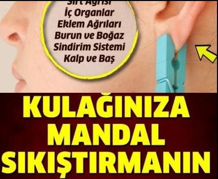 Kulağımıza Mandal Sıkıştırmak