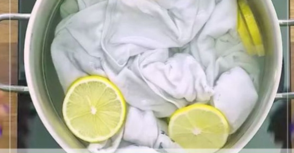 Beyaz Giysilerinizin Beyaz Kalması İçin Harika Bir Yöntem