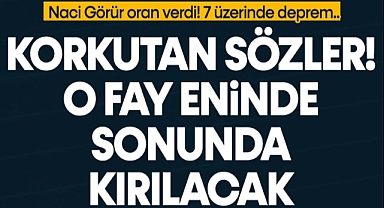 Naci Görür’den ürküten açıklama!