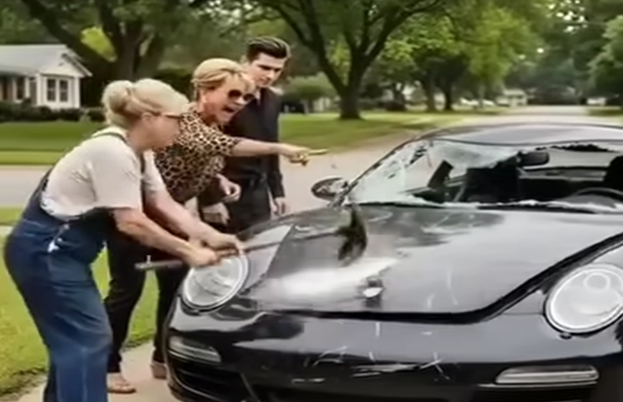 Bir yaz günü genç ve kibirli bir adam